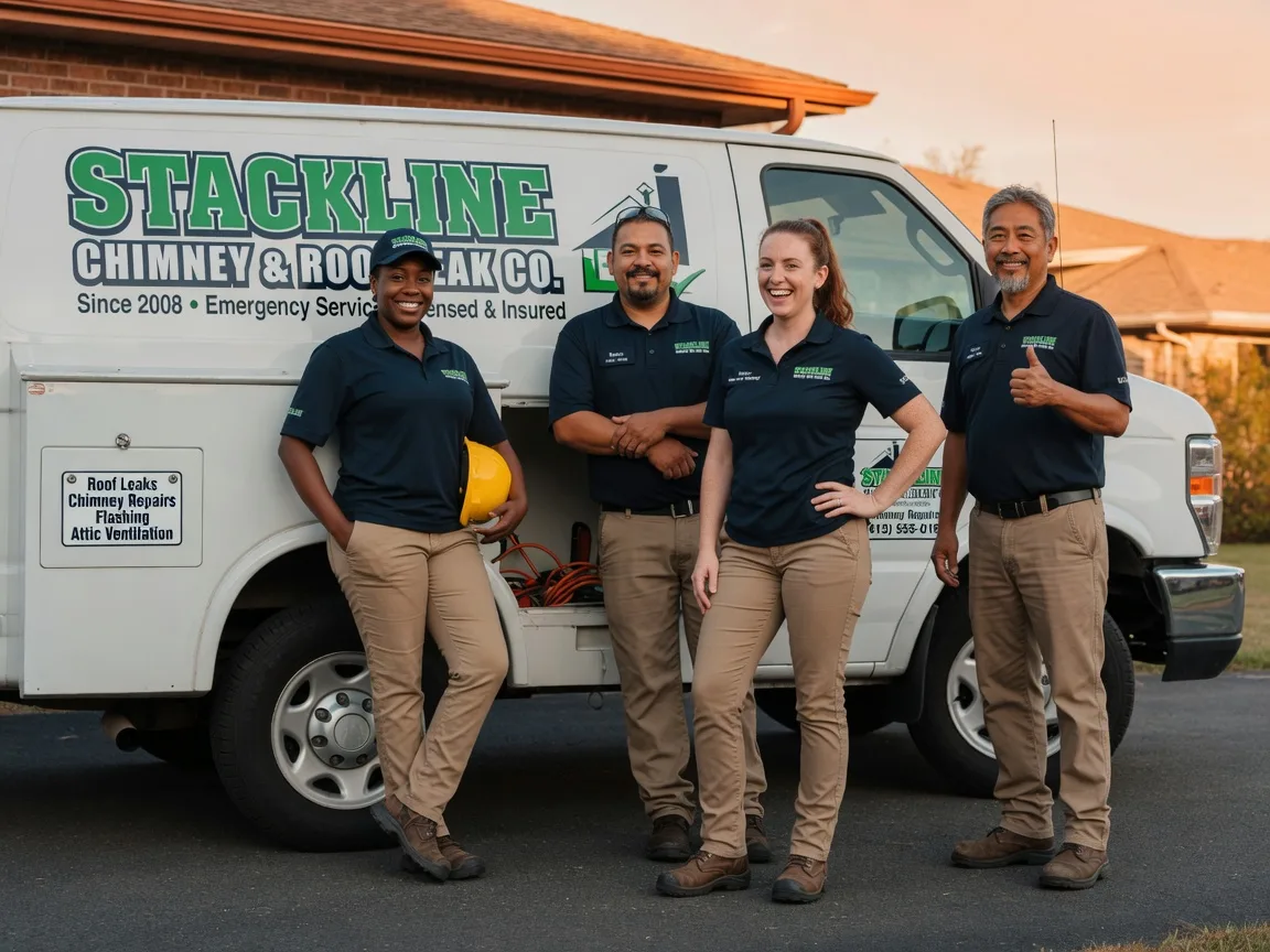 Chimney flashing repair company in Rutland, IL